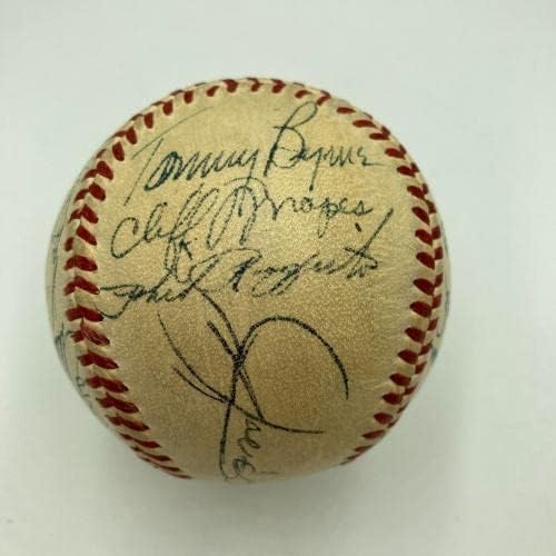Екипът на Ница Ню Йорк Янкис 1948 година Подписа договор с Американската лига на бейзбол - и Бейзболни топки с автографи