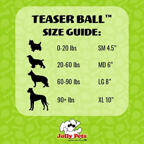 Играчка за куче с топка-дразнилкой Jolly Pets, Много Голям /10 инча, Червен (1510 RD)