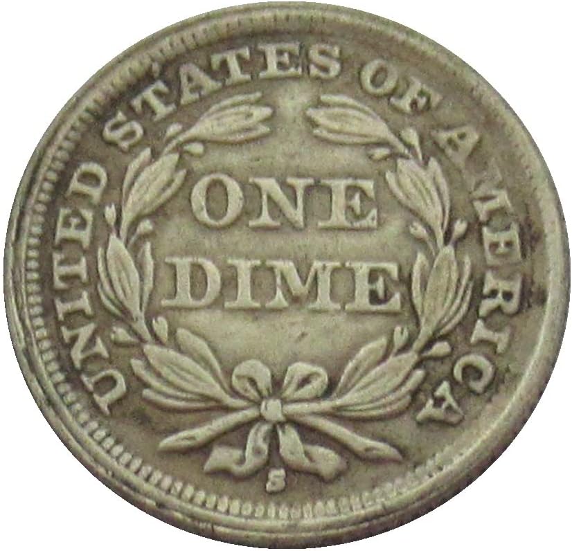 Американски Флаг 10 Цента 1859 Г., сребърно покритие Копие на Възпоменателни монети