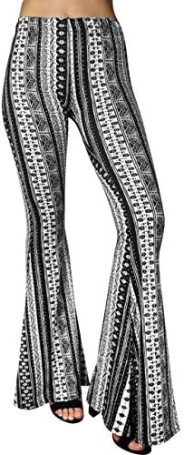 Удобни Ластични панталони-клеш в стил Бохо 70-те с висока Талия Daisy Del Sol са Подходящи за Расклешенных панталони за йога Lounge