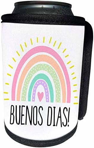 3dRose Buenos Dias - Добър ден или Добро утро на испански -. - Опаковки за бутилки-охладители (cc-363017-1)