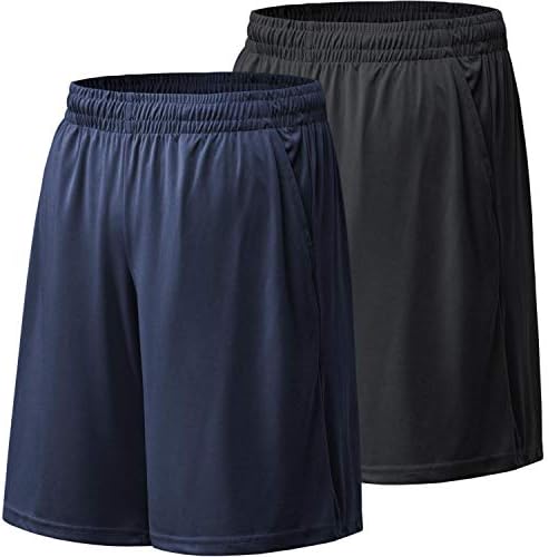 Мъжки спортни къси панталони BALENNZ с джобове и Еластичен колан, Бързосъхнеща, Спортно облекло