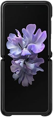 Оригинален кожен калъф за Samsung Galaxy Z Flip - черен