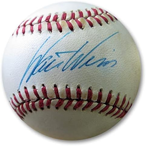 Уолт Вайс Подписа Бейзболни Топки с Автограф на AL Baseball Athletics Rockies Braves JSA AC71318 - Бейзболни Топки С Автограф