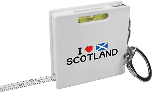 Рулетка за ключове Azeeda I Love Scotland /Инструмент за измерване на нивото на алкохол (KM00027273)