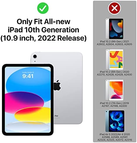 Защитно фолио за екрана от хартия филц MoKo Подходящ за iPad на 10-то поколение 10,9 инча 2022 с калъф MoKo iPad на 10-то поколение, 2022