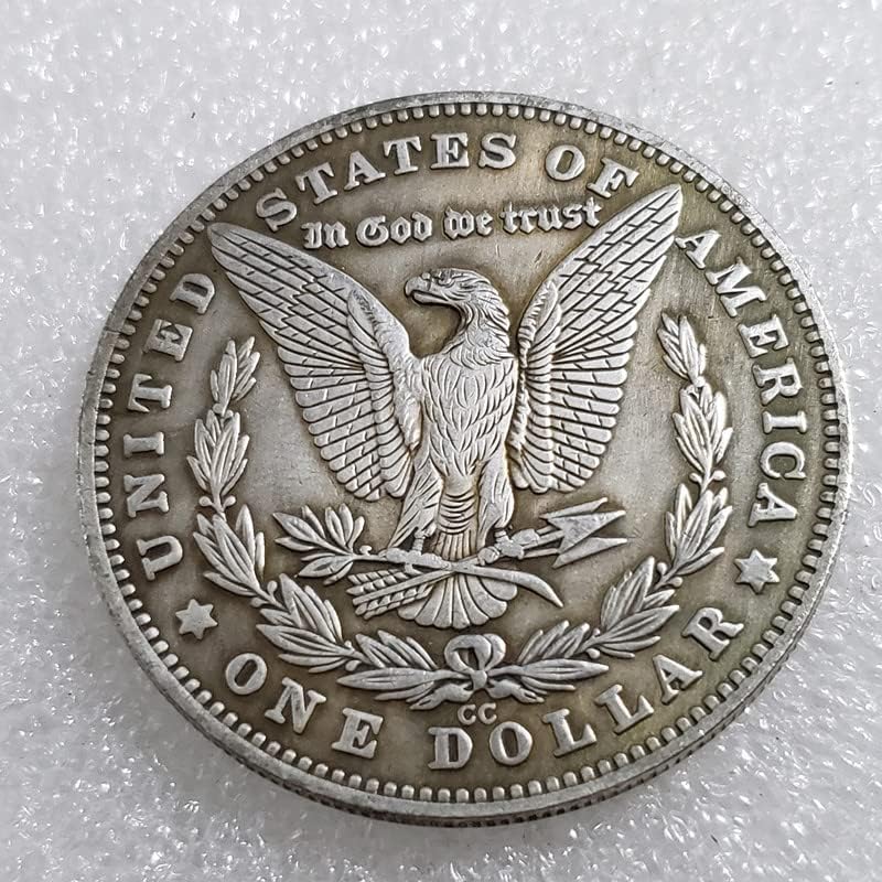 Старинни Занаяти Американски Морган Очила Блуждающая Монета Възпоменателна Монета могат да се Взривят Сребърен Долар Сребро 1047-4