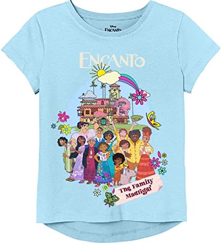 Тениска Disney Girls 'Big Encanto Family Madrigal & House с Мадригалом и дом за момичета