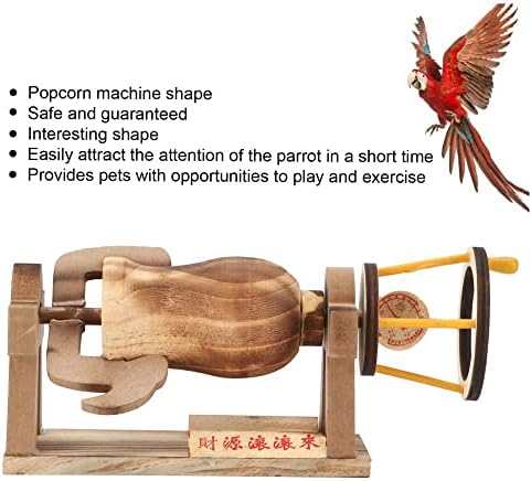Развивайте своя интелект и физически способности папагал с помощта на нашата интерактивна дървена играчка за катерене и дъвчене папагали - Развитие на играчка за ?