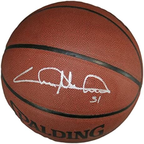 Крис Михм Подписа баскетболен автограф Spalding NBA Лейкърс Longhorns 91126r3-5-1 - Баскетболни топки с автографи