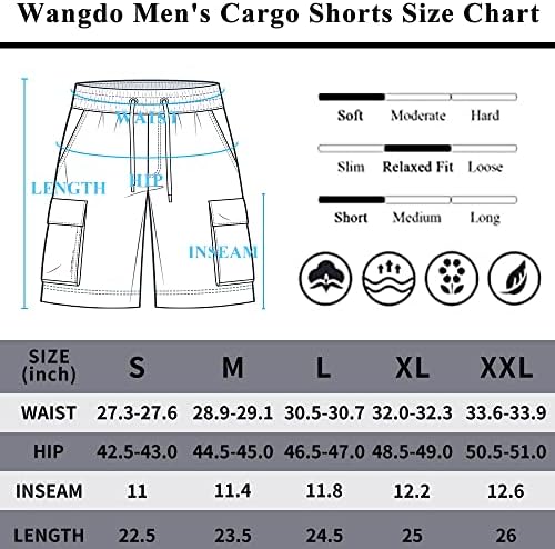 Мъжки къси Панталони-Карго Wangdo, Туристически, Спортни Шорти За Бягане, Спортни къси Панталони за Фитнес зала за Мъже