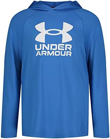 Тениска UPF за момче на Under Armour с качулка и дълъг ръкав (За големи деца)