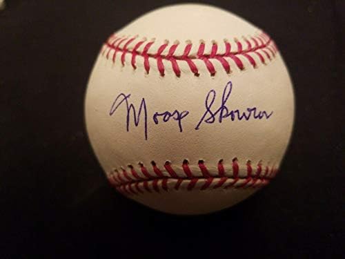 Бил Moose Скоурон Оригинални Автентични Бейзболни топки Oml с Автограф на Tristar Coa - Бейзболни Топки С Автограф