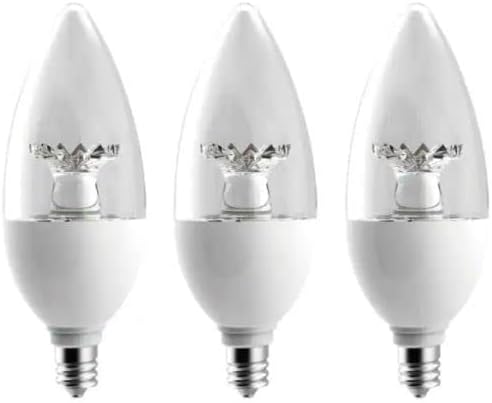 Лампи EcoSmart 60-Ватов Еквивалент на led флуоресцентни лампи, с регулируема яркост B11 (3 броя)