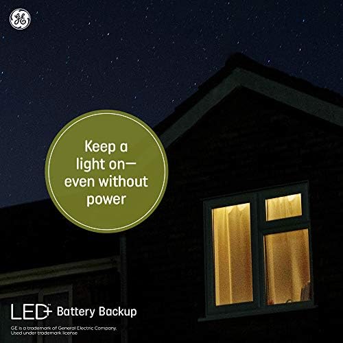 GE Lighting LED + Led светлини резервно захранване, Аварийно Лампа в случай на прекъсване на електрозахранването + Фенерче, Прожектори за помещения BR30 (3 броя)