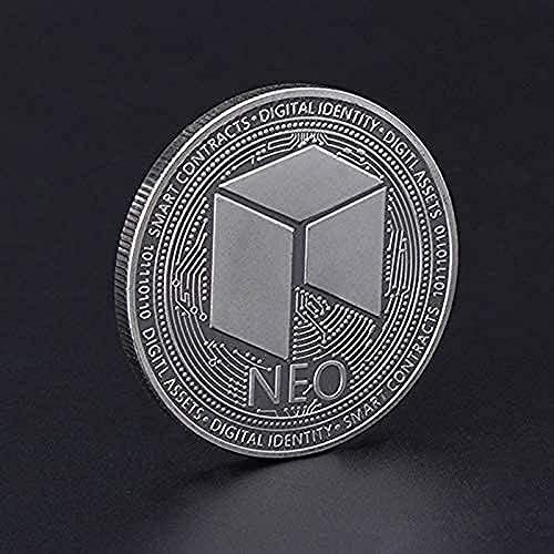 Околоземные обекти | Криптовалюта Виртуална Валута сребърно покритие Художествена Монета Challenge Bitcoin Лъки Coin Подарък са подбрани Монета с Пластмасова Кутия