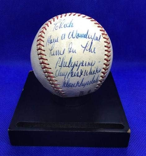 ДОН ДРАЙСДЕЙЛ подписа Бейзболен надпис Giles, сертифицированную PSA Auto LA Dodgers - Бейзболни топки с автографи