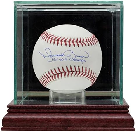 Мариано Ривера подписа договор с Ню Йорк Янкис MLB Бейзбол 5x WS Champs w / Case JSA - Бейзболни топки с автографи