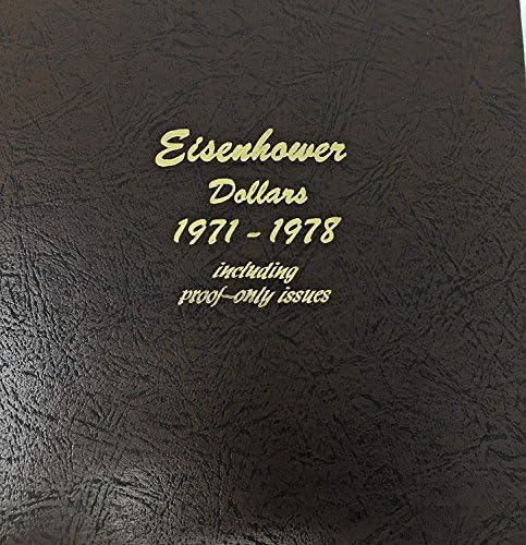 Албум доларови монети Dansco US Eisenhower 1971 - 1978 с доказателства 8176