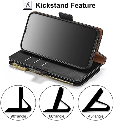 Antsturdy за Samsung Galaxy S20 FE 5G Чанта-портфейл 【Заключване RFID】【Джоб с цип】【7 Слотове за карти 】 Защитен калъф-книжка с панти капак от изкуствена кожа, държач за кредитни к