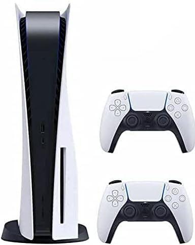 Дискова версия на Playstation 5 за конзолата PS5 - Допълнителен контролер, 4K-ТВ Слот, 120 Hz 8K Изход, 16 GB. GDDR6, твърд диск обем 825 GB, WiFi 6, Bluetooth 5.1*
