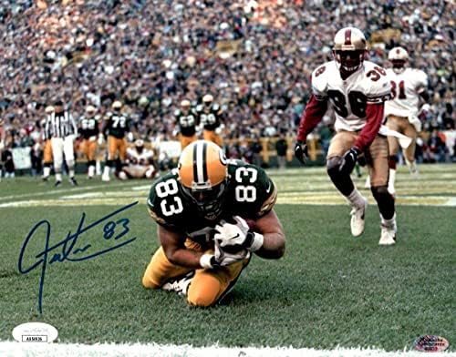 Джеф Томасон Подписа Снимка с Размер 8X10 с Автограф на Грийн Бей Пакърс JSA AB54926 - Снимки NFL с автограф